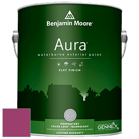 Benjamin Moore Aura 629 Waterborne Exterior Flat Finish краска цвет 2077-20 Gypsy Pink