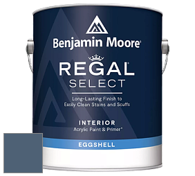 Benjamin Moore 549 Regal Select Waterborne Interior Eggshell Finish краска цвет 840 Kensington Blue