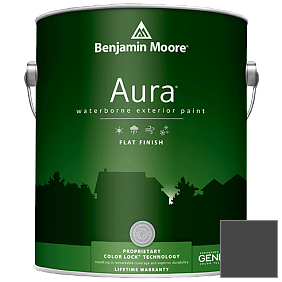 Краска Aura Waterborne Exterior Flat Finish (629) цвет 2118-10 Universal Black