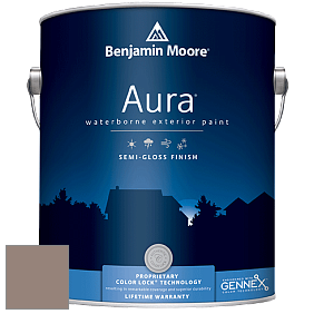 Benjamin Moore Aura 632 Waterborne Exterior Semi-Gloss Finish краска цвет 2107-40 Driftwood