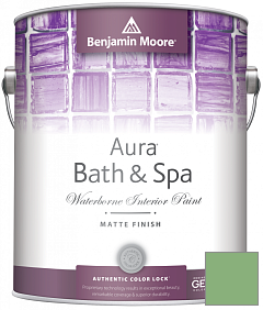Краска Benjamin Moore Aura Bath & Spa Interior Paint Matte Finish (532) цвет 2034-40 Cedar Green