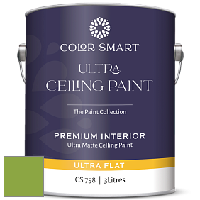 COLOR SMART CS 758 ULTRA CEILING PAINT ультраматовая краска цвет 2029-30 Rosemary Green