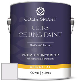 COLOR SMART CS 758 ULTRA CEILING PAINT ультраматовая краска цвет NCS S 0603-R40B 