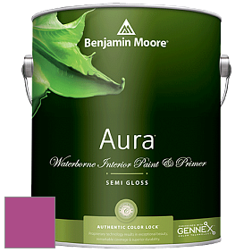 Benjamin Moore Aura 528 Waterborne Interior Semi-gloss Finish краска цвет 2077-30 Hot Lips