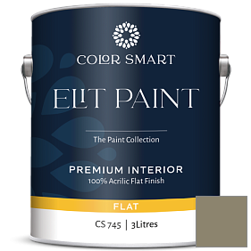 Краска COLOR SMART CS 745 ELIT PAINT глубокоматовая моющаяся краска цвет 1504 Passion Vine