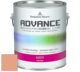 Benjamin Moore 792 Advance Interior Paint-Satin эмаль цвет 2168-40 Peachland