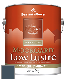 Benjamin Moore W103 Regal Select Exterior Paint-MoorGard Low Lustre Finish краска цвет 2062-20 Gentleman's Gray