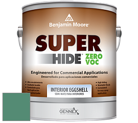 Benjamin Moore 357 Super Hide Zero Voc Interior Eggshell краска цвет 601 Juniper Green