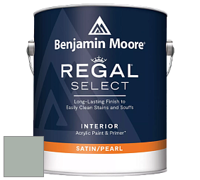Benjamin Moore 550 Regal Select Waterborne Interior Pearl Finish краска цвет 1572 Raindance