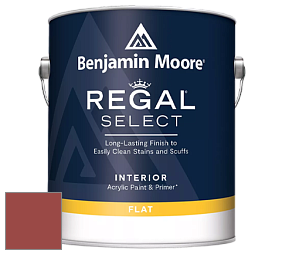 Benjamin Moore 547 Regal Select Waterborne Interior Flat Finish краска цвет 2006-20 Sangria