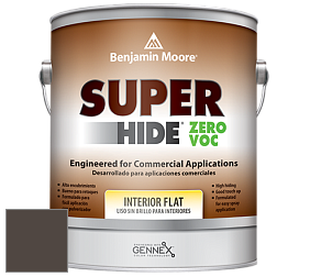 Benjamin Moore 355 Super Hide Zero Voc Interior Flat краска цвет 2114-10 Bittersweet Chocolate