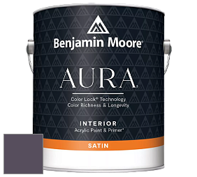 Benjamin Moore Aura 526 Waterborne Interior Satin Finish покрытие цвет 1393 Grappa