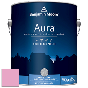 Benjamin Moore Aura 632 Waterborne Exterior Semi-Gloss Finish краска цвет 2086-50 Blushing Bride