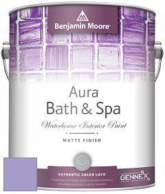 Benjamin Moore Aura 532 Bath & Spa Waterborne Interior Paint Matte Finish краска цвет 1397 Mighty Aphrodite
