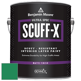 Benjamin Moore 484 Ultra Spec SCUFF-X Interior Matte Finish краска цвет 2039-20 Emerald Isle