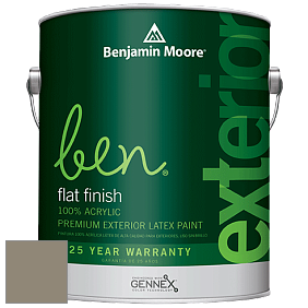 Benjamin Moore Ben 541 Waterborne Exterior Flat Finish краска цвет HC-104 BM HC-104