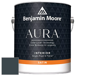 Benjamin Moore Aura 526 Waterborne Interior Satin Finish покрытие цвет NCS S 8010-B10G 