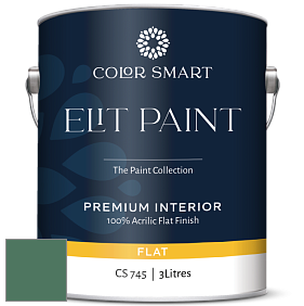 COLOR SMART CS 745 ELIT PAINT глубокоматовая моющаяся краска цвет NCS S 5030-G 