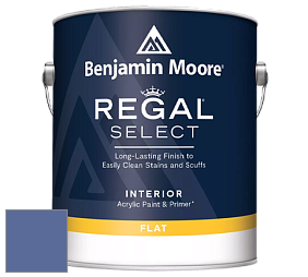 Benjamin Moore 547 Regal Select Waterborne Interior Flat Finish краска цвет NCS S 4040-R70B 