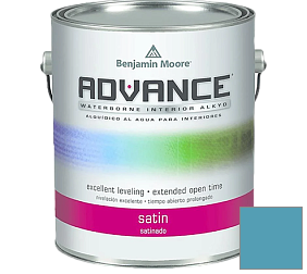 Краска Benjamin Moore 792. Advance Interior Paint-Satin эмаль цвет 2058-40 Cool Blue