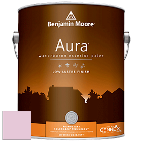 Benjamin Moore Aura 634 Waterborne Exterior Low Lustre Finish краска цвет 2085-60 Pink Petals