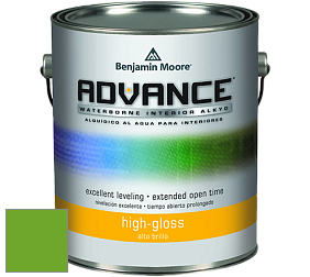 Benjamin Moore 794 Advance Interior Paint-High Gloss глянцевая алкидная эмаль цвет 2030-20 Tropical Seaweed Green