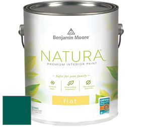 Benjamin Moore 512 Natura Interior Flat Finish матовая краска цвет RAL 6026 