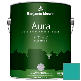 Краска Aura Waterborne Exterior Flat Finish (629) цвет 664 Poseidon