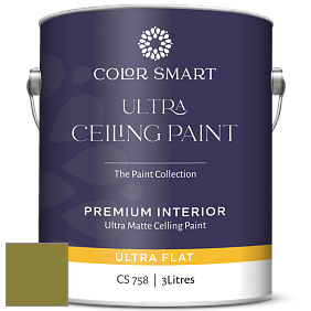 COLOR SMART CS 758 ULTRA CEILING PAINT ультраматовая краска цвет NCS S 4050-G70Y 
