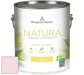 Benjamin Moore 512 Natura Interior Flat Finish матовая краска цвет 2007-70 Angel Pink