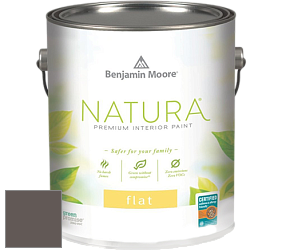 Benjamin Moore 512 Natura Interior Flat Finish матовая краска цвет 2112-30 Stone Brown