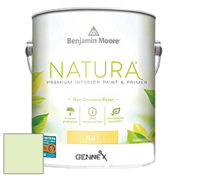 Benjamin Moore 514 Natura Interior Semi-Gloss Finish краска цвет 2031-60 Neon Celery