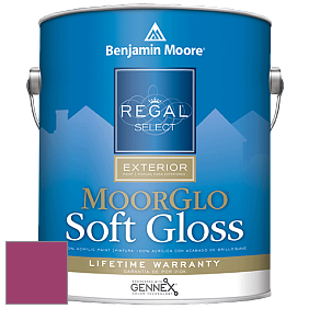 Benjamin Moore W096 Regal Select Exterior Paint-Moor GloSoft Gloss Finish краска цвет 2077-20 Gypsy Pink