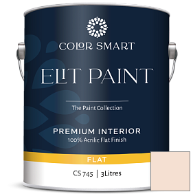 Краска COLOR SMART CS 745 ELIT PAINT глубокоматовая моющаяся краска цвет 022 Peach Cooler