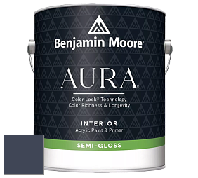 Benjamin Moore Aura 528 Waterborne Interior Semi-gloss Finish краска цвет 2063-10 Old Navy