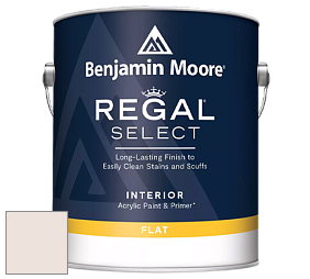 Benjamin Moore 547 Regal Select Waterborne Interior Flat Finish краска цвет 878 Mauve Hint