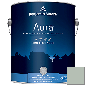 Краска Aura Waterborne Exterior Semi-Gloss Finish (632) цвет 696 Pleasant Valley
