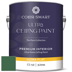 COLOR SMART CS 758 ULTRA CEILING PAINT ультраматовая краска цвет NCS S 5040-G10Y 