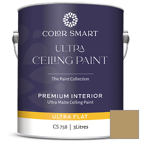 Краска COLOR SMART CS 758 ULTRA CEILING PAINT ультраматовая краска цвет 273 Sandalwood
