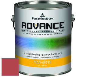 Benjamin Moore 794 Advance Interior Paint-High Gloss глянцевая алкидная эмаль цвет 2003-20 Strawberry Red