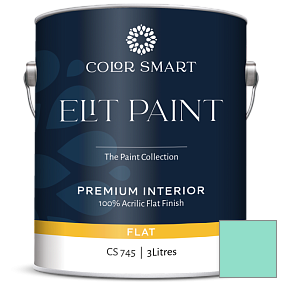 Краска COLOR SMART CS 745 ELIT PAINT глубокоматовая моющаяся краска цвет 2045-50 Green Coral