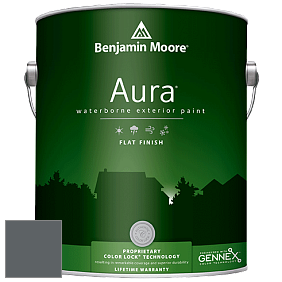 Benjamin Moore Aura 629 Waterborne Exterior Flat Finish краска цвет AF-560 