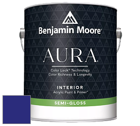 Benjamin Moore Aura 528 Waterborne Interior Semi-gloss Finish краска цвет RAL 5002 