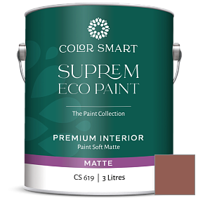 Краска COLOR SMART CS 619 SUPREM ECO PAINT матовая краска цвет 2094-30 Giant Sequoia