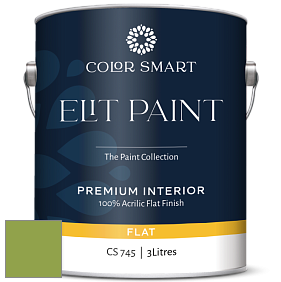 COLOR SMART CS 745 ELIT PAINT глубокоматовая моющаяся краска цвет NCS S 2060-G40Y 