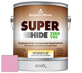 Benjamin Moore 355 Super Hide Zero Voc Interior Flat краска цвет 2086-50 Blushing Bride