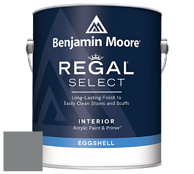 Benjamin Moore 549 Regal Select Waterborne Interior Eggshell Finish краска цвет 2134-40 Whale Gray