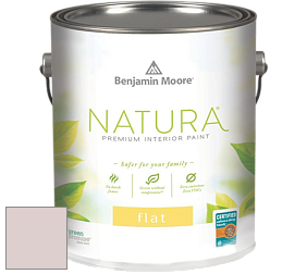 Benjamin Moore 512 Natura Interior Flat Finish матовая краска цвет 1248 Organdy