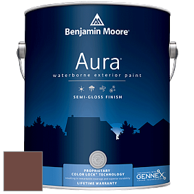 Benjamin Moore Aura 632 Waterborne Exterior Semi-Gloss Finish краска цвет 2104-10 Pancake Syrup