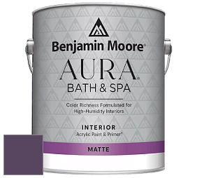 Benjamin Moore Aura 532 Bath & Spa Waterborne Interior Paint Matte Finish краска цвет NCS S 6030-R50B 